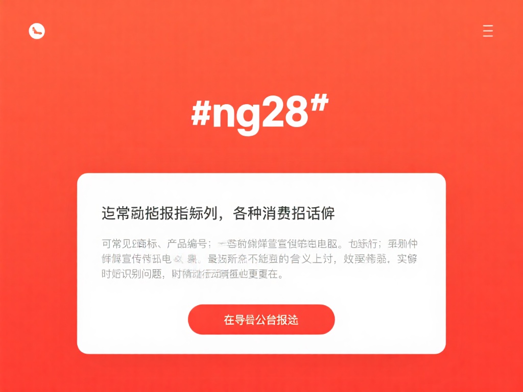 详细指南：如何举报NG28相关问题 
